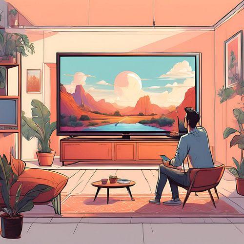 Luxury Lazy Telly Watcher