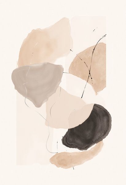 Organic Fusion of Earth Tones. by AVC Art Studio