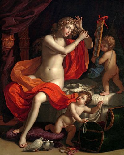 Benedetto Gennari,Het toilet van Venus, 1674-1684
