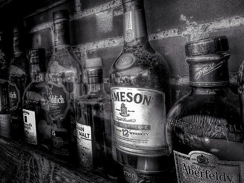 Bouteilles de whisky