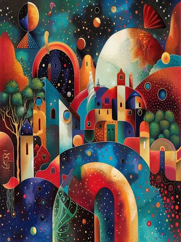 The City Of Dreams Style Abstract