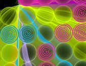 Neon dots van Roswitha Lorz thumbnail
