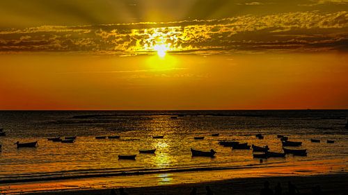 Cadiz Sonnenuntergang von Henryk Rybak