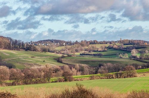Vue sur les collines du Limbourg méridional
