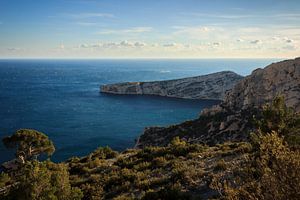Calanques on the sea, Marseille side