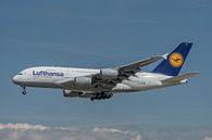 Lufthansa Airbus A380 passagiersvliegtuig (D-AIMI). van Jaap van den Berg thumbnail