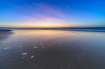 zonsondergang op het strand van Michel Knikker