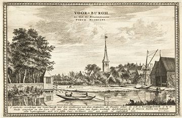 Coenraet Decker, Ansicht von Voorburg, 1678 - 1703