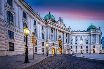 Hofburg in Wenen gezien vanaf het Michaelerplein (Michaelerplatz)