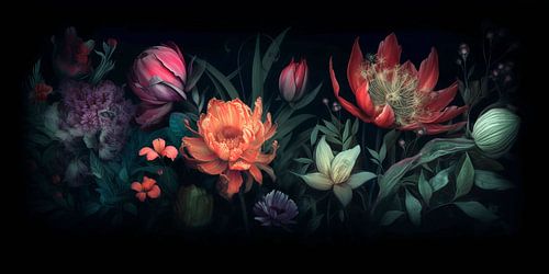 Modern Botanical Flower Arrangement ||||