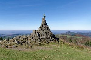 das Fliegerdenkmal auf der Wasserkuppe