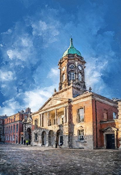 Dublin Aquarellkunst #Dublin von JBJart Justyna Jaszke