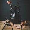 Stilleven met rozen en vaas van Danielle Tempelaars
