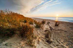 Sonnenuntergang am Ostseestrand