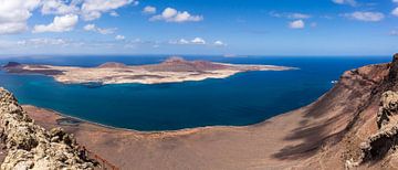 Uitzicht over Isla la Graciosa sur Victor van Dijk