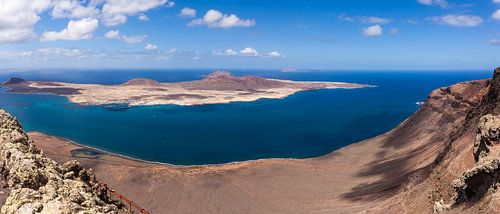 Uitzicht over Isla la Graciosa