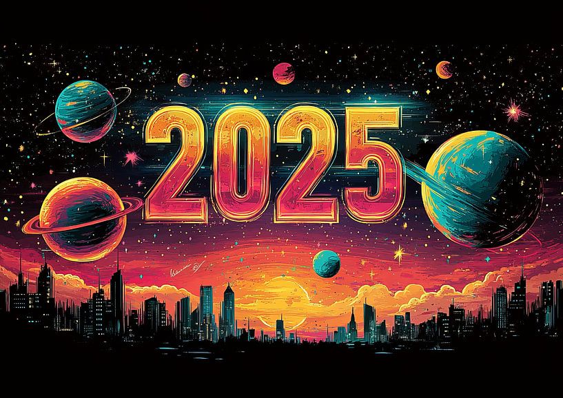 Neues Jahr 2025 von crack head