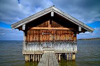 Boathouse on Lake Chiemsee by artpictures.de thumbnail