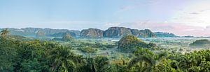 Panorama de la vallée de Vinales Cuba