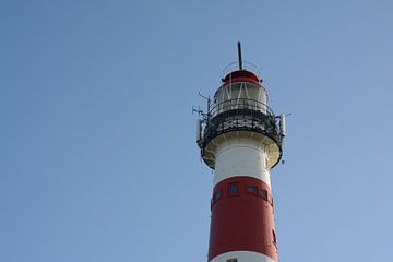 Ameland lighthouse in red-white-blue by Yvette J. Meijer