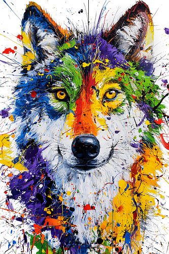 In het oog van de wolf