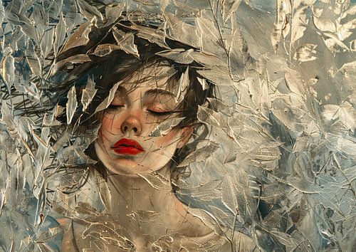 Women's portrait | Dreamleaf by Abstract Painting