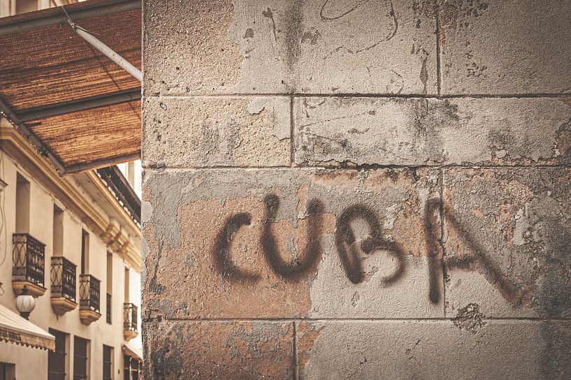 vieux mur La Havane Cuba par Emily Van Den Broucke