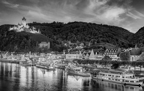 Cochem in zwart-wit
