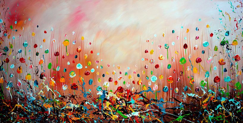 Flowers by Gena Theheartofart