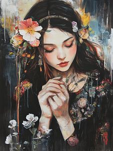 Fille de fleur