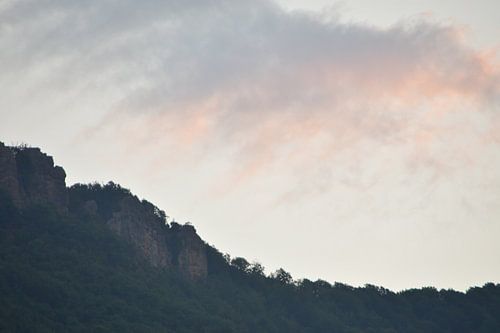 Mountain with clouds