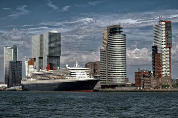 kop van zuid rotterdam van Arthur Bruinen