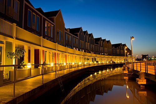 Houten bij nacht vissersdorp "De Goede Reede"