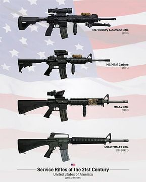 Poster Service Rifles of the United States (21. Jahrhundert)