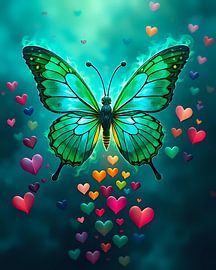 Declaration of love in flames by Jean Pierre