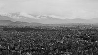 Kathmandu Nepal (black and white)