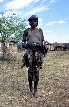 Elder woman from an Ethiopian tribe