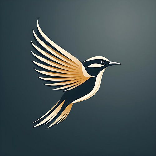 Vector image Bird