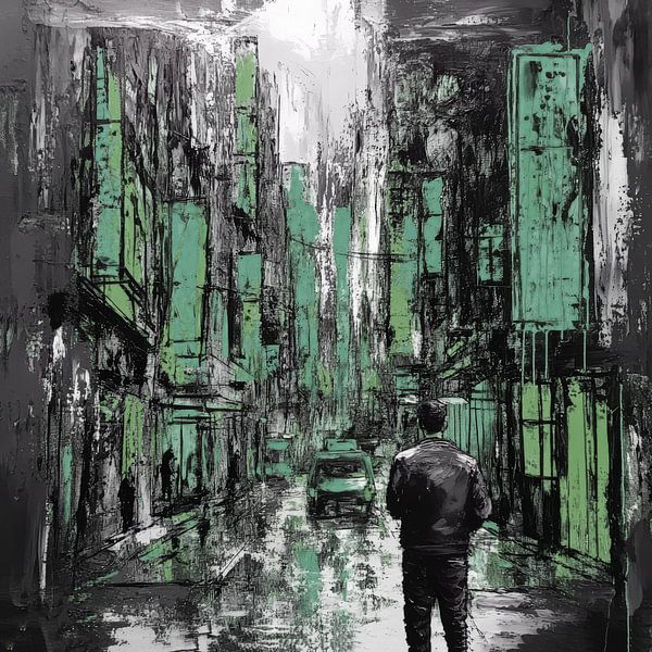 City in green by Natasja Haandrikman