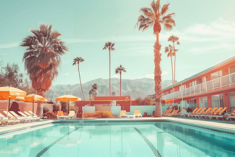 Retro-Sommertraum Variante 1 von Steinfox Art