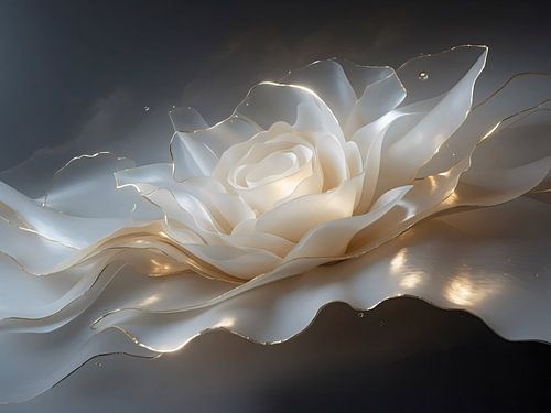 Aufgedeckte Kristallblüte