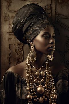 Portrait of an African woman