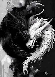 Les dragons du Yin et du Yang sur John Dan