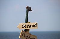 Wegwijzer 'Strand'