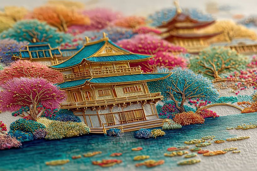 japanese art temple by Egon Zitter