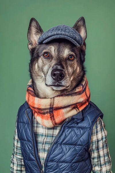 Elkhound by Poster Art Shop