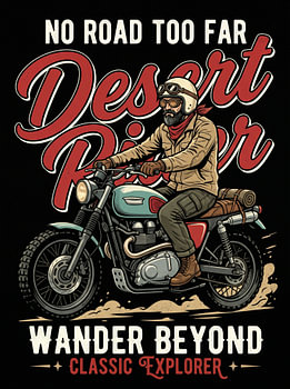 Desert Rider Classic Explorer-poster