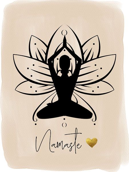 Namaste &amp; Fleur de lotus par ArtDesign by KBK