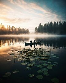 On the way on the lake