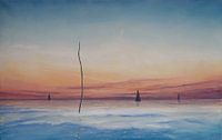 A windless summer evening on the mud flats by Bert Oosthout thumbnail